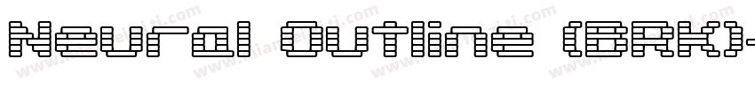 Neural Outline (BRK)字体转换